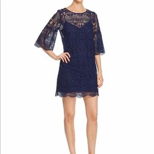 Le Gali Kassie Crochet Lace Dress,deep Iris ,small